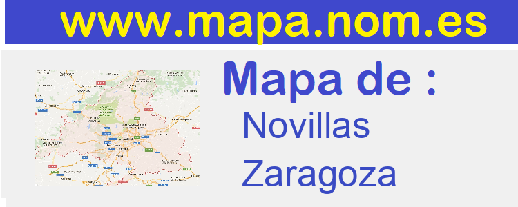 mapa de  Novillas