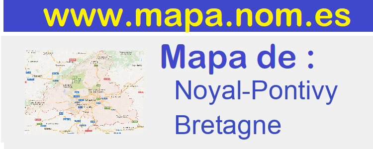 mapa de  Noyal-Pontivy