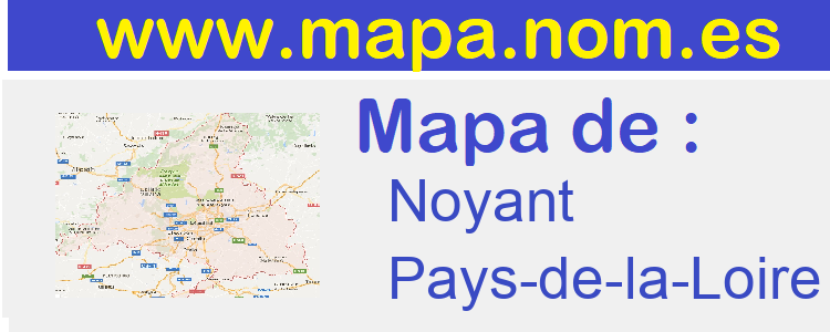 mapa de  Noyant