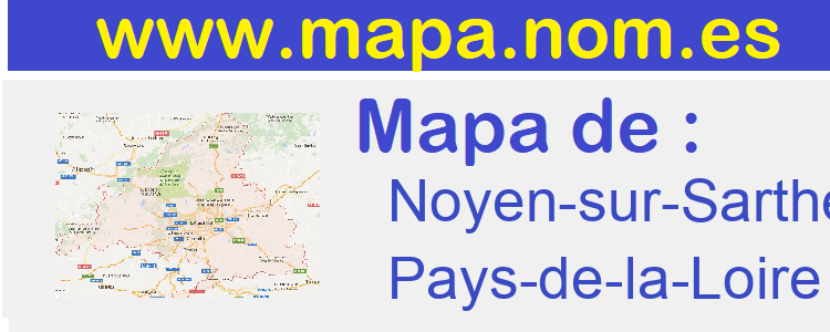 mapa de  Noyen-sur-Sarthe