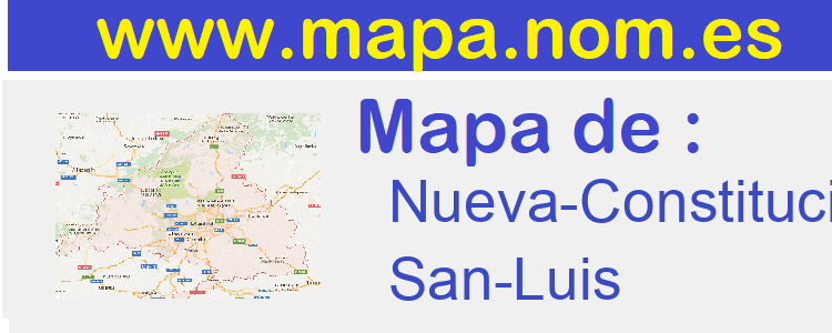 mapa de  Nueva-Constitucion