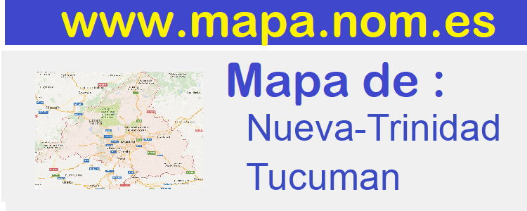 mapa de  Nueva-Trinidad