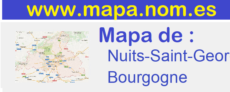 mapa de  Nuits-Saint-Georges