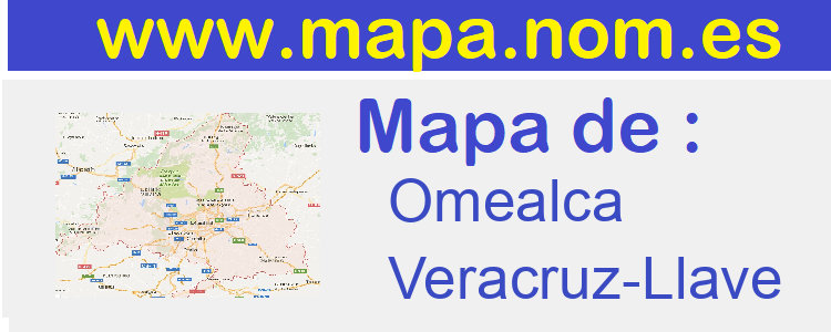 mapa de  Omealca