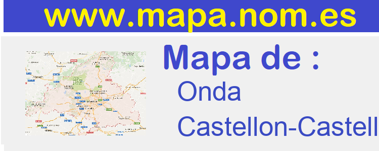 mapa de  Onda