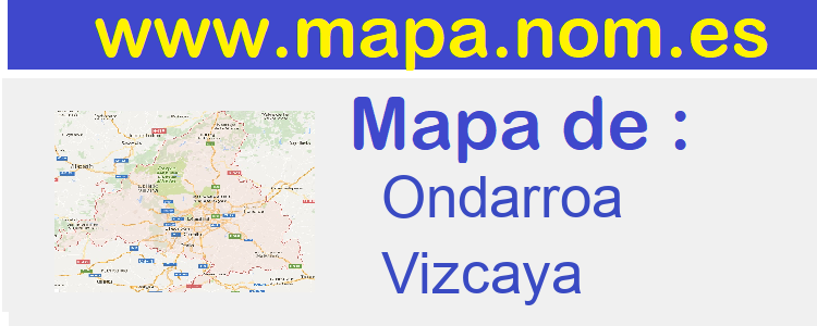 mapa de  Ondarroa