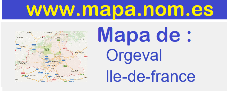 mapa de  Orgeval