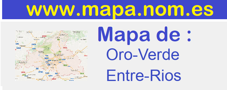 mapa de  Oro-Verde