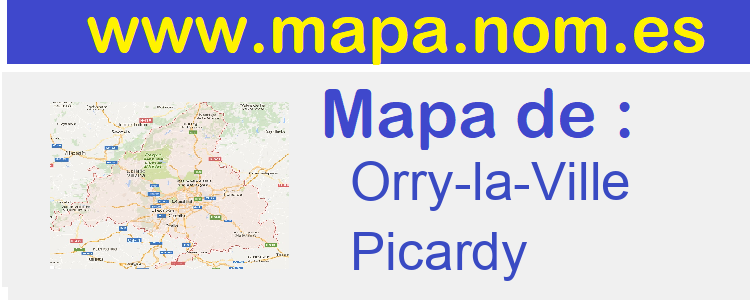 mapa de  Orry-la-Ville