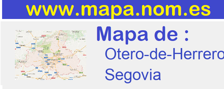 mapa de  Otero-de-Herreros
