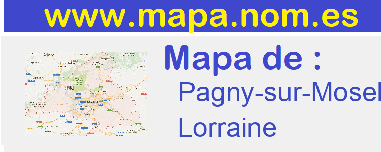mapa de  Pagny-sur-Moselle