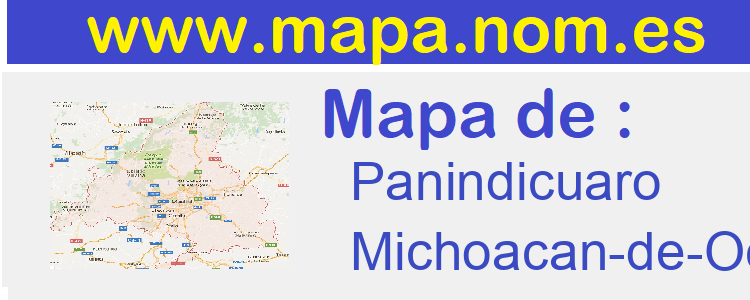 mapa de  Panindicuaro