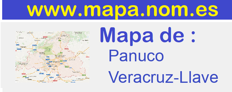 mapa de  Panuco