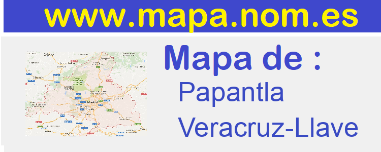 mapa de  Papantla