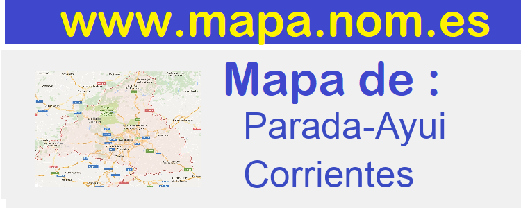 mapa de  Parada-Ayui
