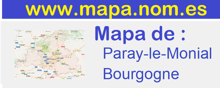 mapa de  Paray-le-Monial