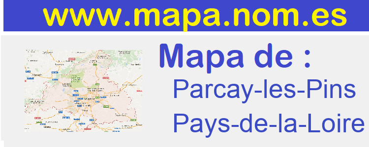 mapa de  Parcay-les-Pins