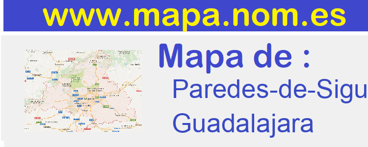 mapa de  Paredes-de-Siguenza