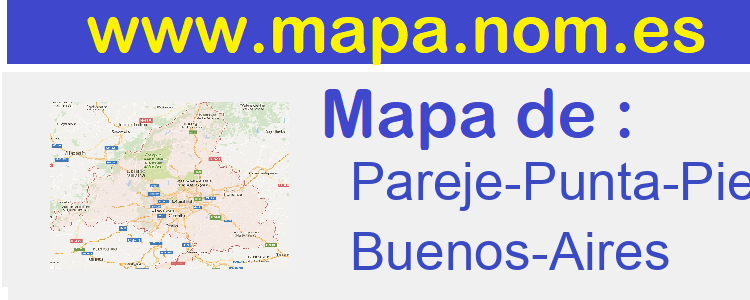 mapa de  Pareje-Punta-Piedras