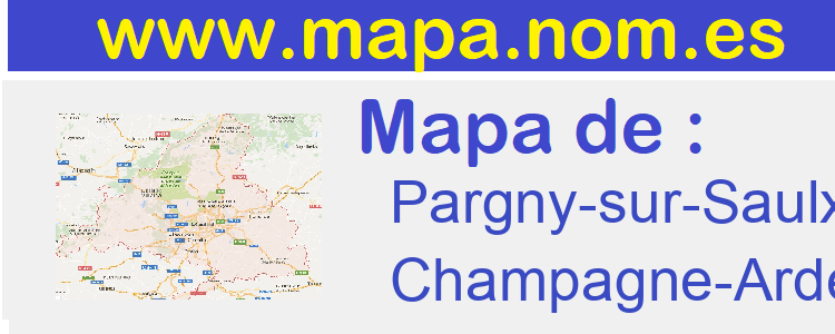 mapa de  Pargny-sur-Saulx