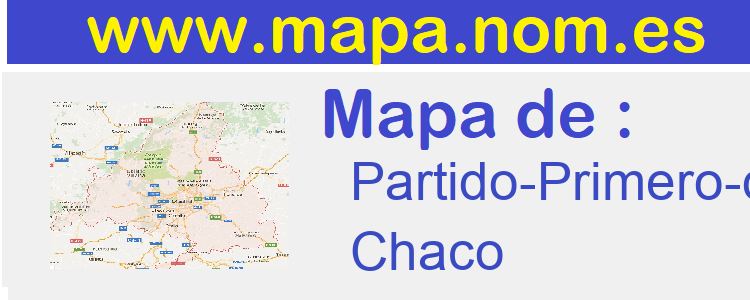 mapa de  Partido-Primero-de-Mayo