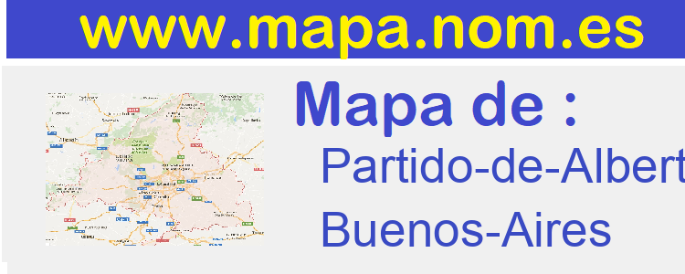mapa de  Partido-de-Alberti