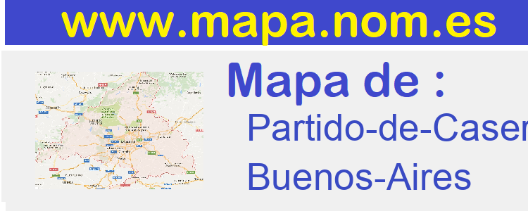 mapa de  Partido-de-Caseros