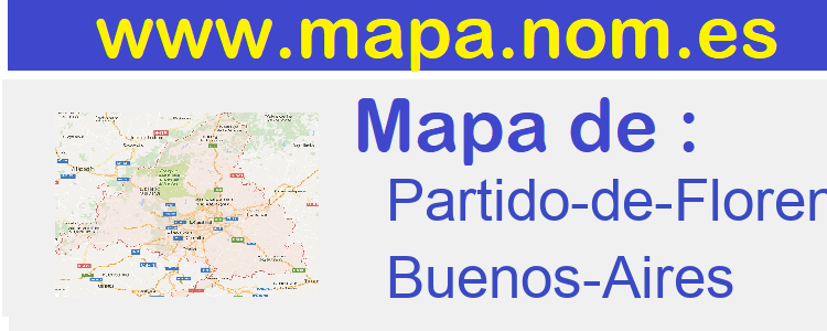 mapa de  Partido-de-Florencio-Varela
