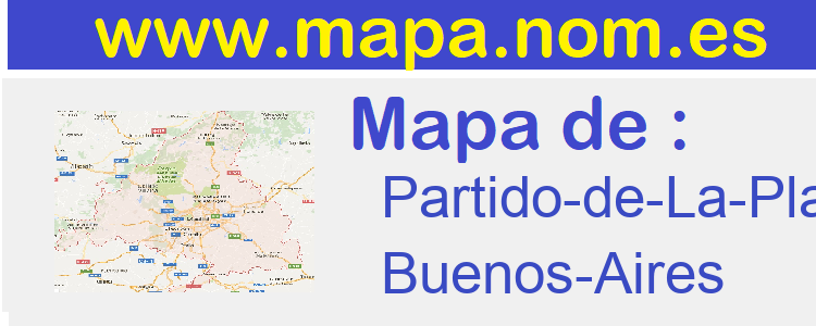 mapa de  Partido-de-La-Plata
