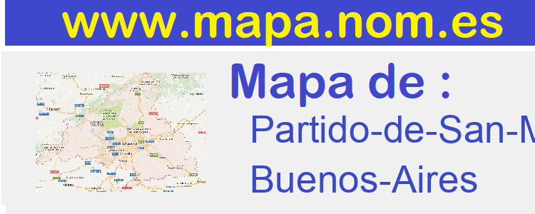 mapa de  Partido-de-San-Miguel