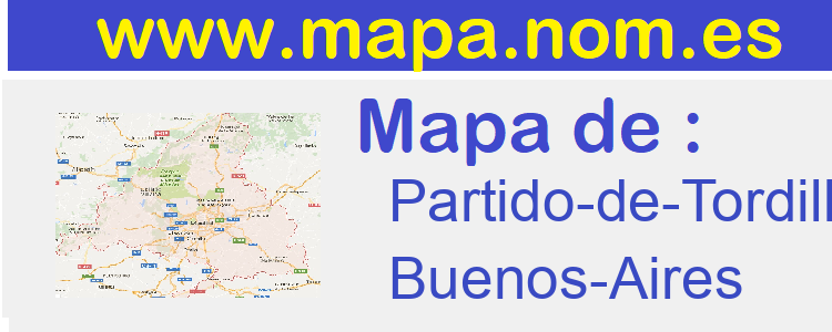 mapa de  Partido-de-Tordillo