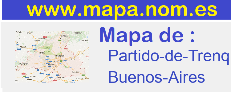 mapa de  Partido-de-Trenque-Lauquen