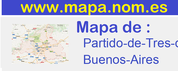 mapa de  Partido-de-Tres-de-Febrero