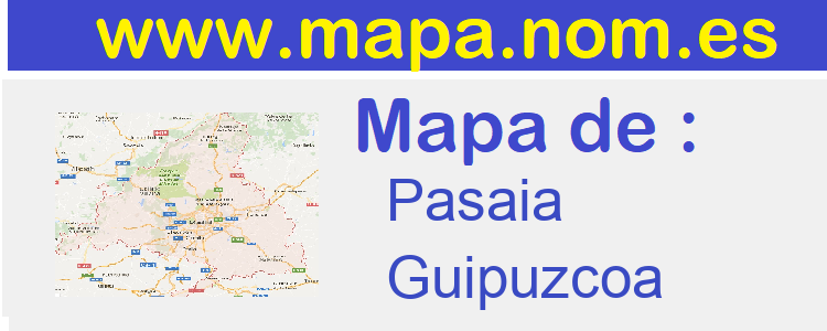 mapa de  Pasaia