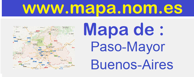 mapa de  Paso-Mayor