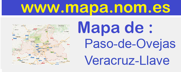 mapa de  Paso-de-Ovejas