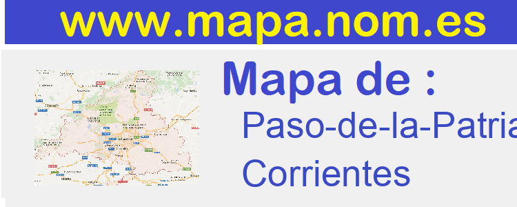 mapa de  Paso-de-la-Patria