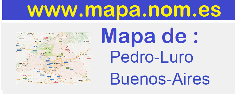 mapa de  Pedro-Luro