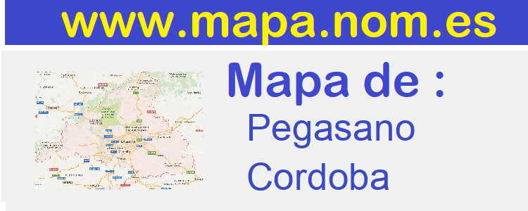 mapa de  Pegasano