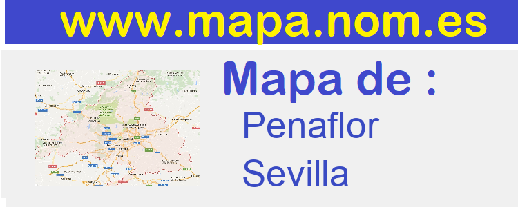 mapa de  Penaflor