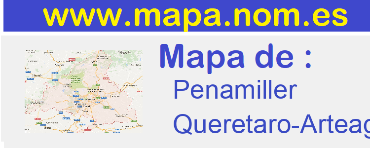 mapa de  Penamiller