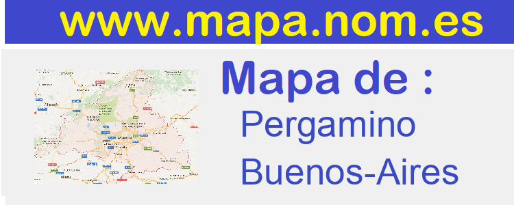mapa de  Pergamino