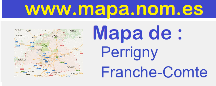 mapa de  Perrigny