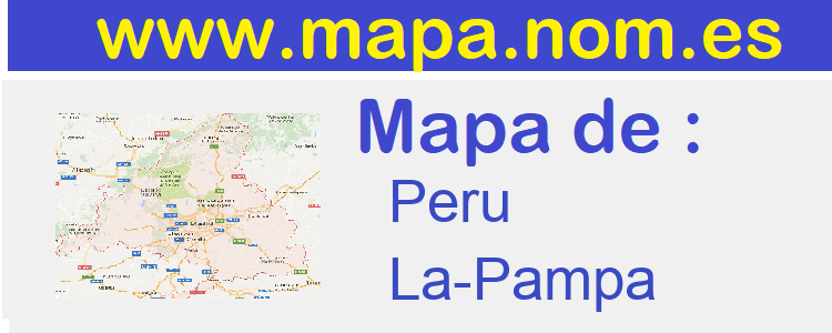 mapa de  Peru