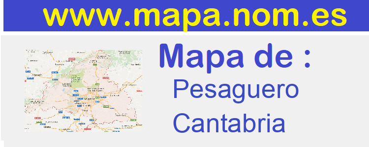 mapa de  Pesaguero