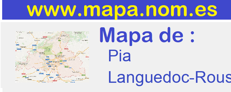mapa de  Pia