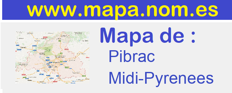 mapa de  Pibrac