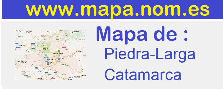 mapa de  Piedra-Larga