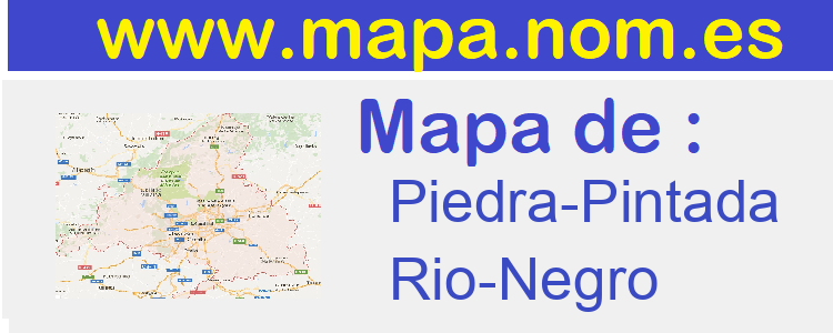 mapa de  Piedra-Pintada