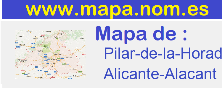 mapa de  Pilar-de-la-Horadada